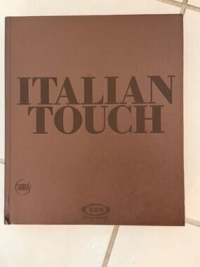 Tod's Italian Touch Hardcover Coffee Table Book Brown Fashion Photography